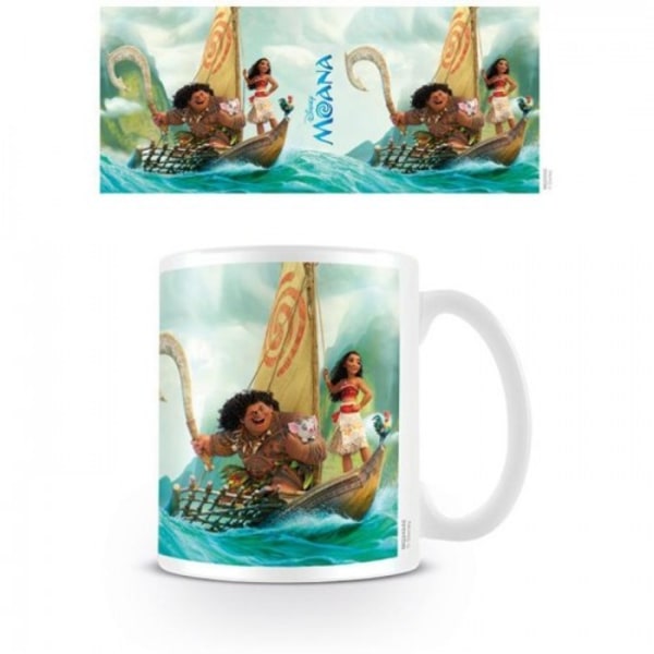 Moana Båt Mugg En Storlek Flerfärgad Multicoloured One Size