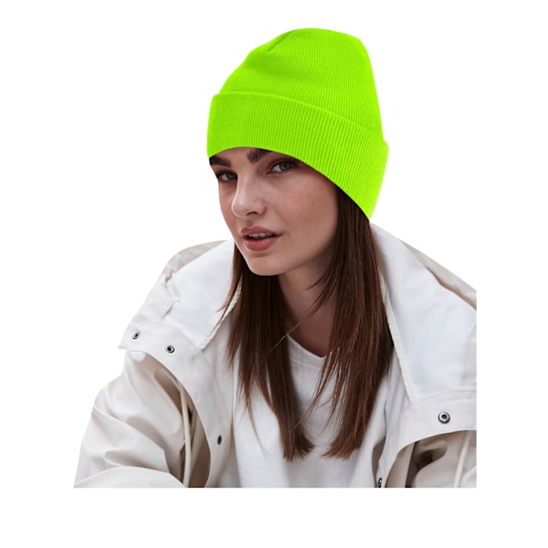 Beechfield Unisex Vuxen Original Cuffed Beanie One Size Fluore Fluorescent Green One Size