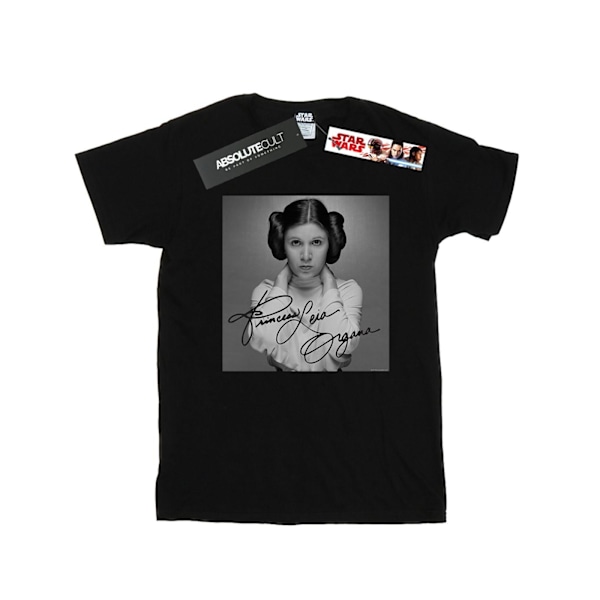 Star Wars Boys Princess Leia Organa T-Shirt 7-8 år Svart Black 7-8 Years