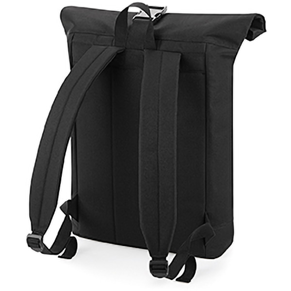 Bagbase Roll-Top Ryggsäck / Ryggsäck / Väska (12 liter) En Storlek Black One Size