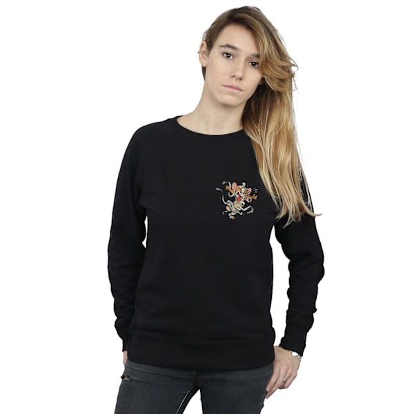 Tom And Jerry Damkläder/Dam Frankenstein Jerry Sweatshirt M Bla Black M