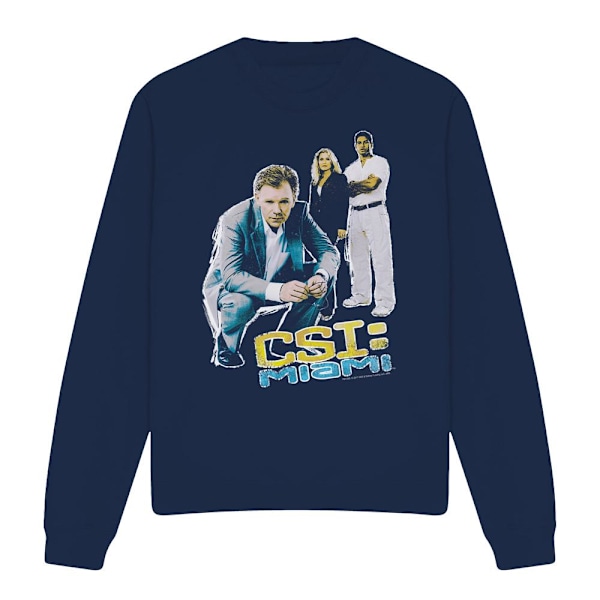 CSI: Miami Unisex Vuxen In Perspective Sweatshirt L Marinblå Navy L
