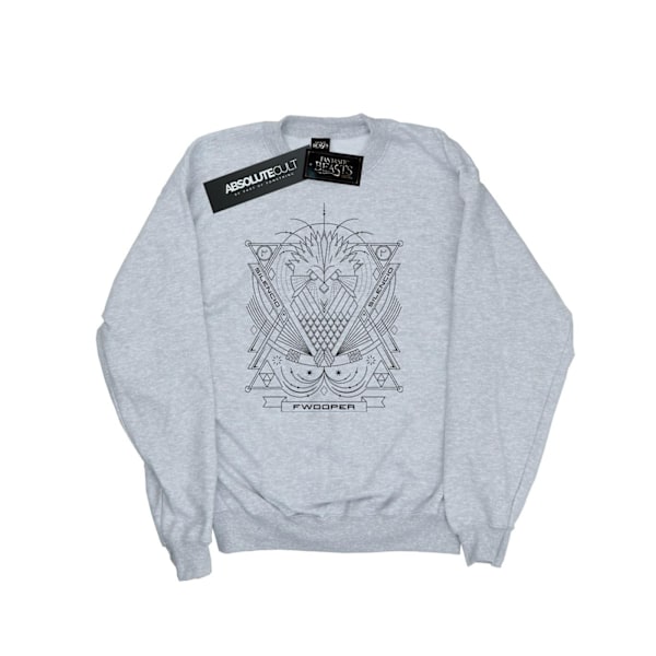 Fantastiska vidunder Kvinnor/Damer Fwooper Ikon Sweatshirt L Heather Heather Grey L