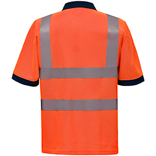 Yoko Hi-Vis kortärmad poloskjorta / Herrarbetskläder 3XL Hi Vis Hi Vis Orange 3XL