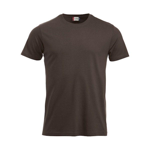 Clique Herr Nya Klassiska T-Shirt XS Mörk Mocka Dark Mocha XS