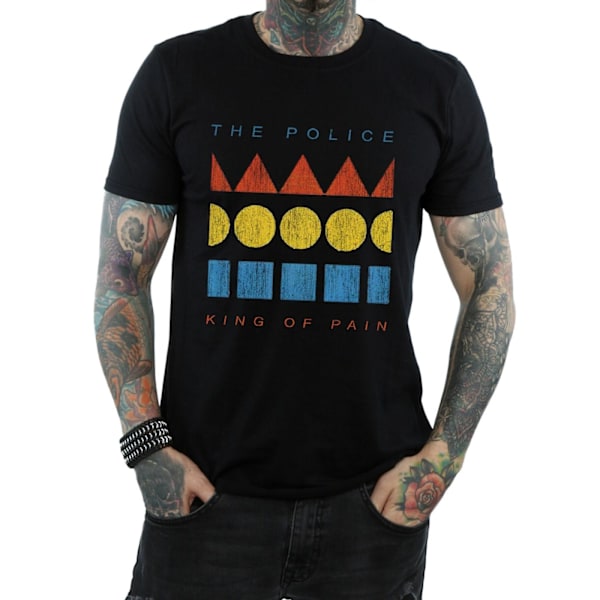 The Police Mens King Of Pain T-Shirt L Svart Black L