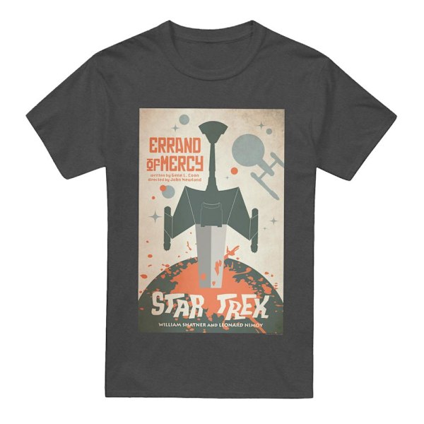 Star Trek Unisex Vuxen The Original Series Avsnitt 26 T-Shirt X Charcoal XXL