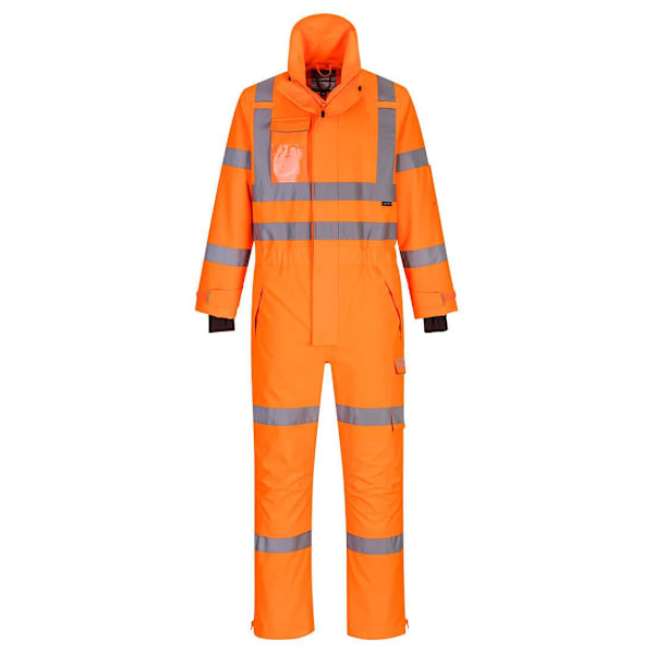 Portwest Herr Extreme Rain Hi-Vis Säkerhetsoverall XXL Orange Orange XXL