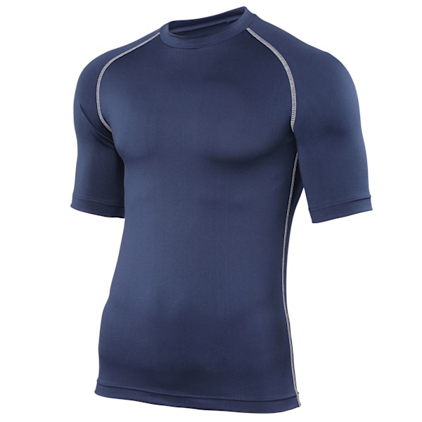 Rhino Herr Sports Base Layer Kortärmad T-shirt L/XL Marinblå Navy L/XL