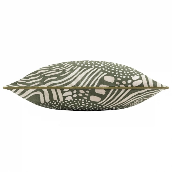 Hoem Nola Piped Abstrakt Kuddfodral 45cm x 45cm Oliv Olive 45cm x 45cm