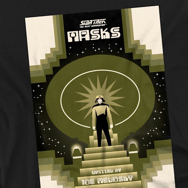 Star Trek Herr The Next Generation Säsong 7 Avsnitt 17 T-Shirt Black 5XL