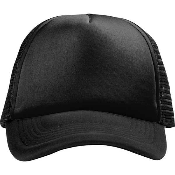 Bullet Trucker 5 Panel Cap En Storlek Solid Black Solid Black One Size