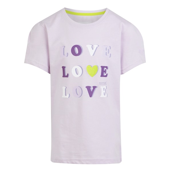 Regatta Barn/Barn Bosley VII Hjärta T-shirt 3-4 år Lila Lilac Frost 3-4 Years