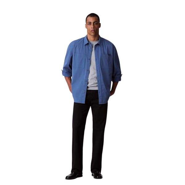 Calvin Klein Herrskjorta i Chambray L Blå Blue L