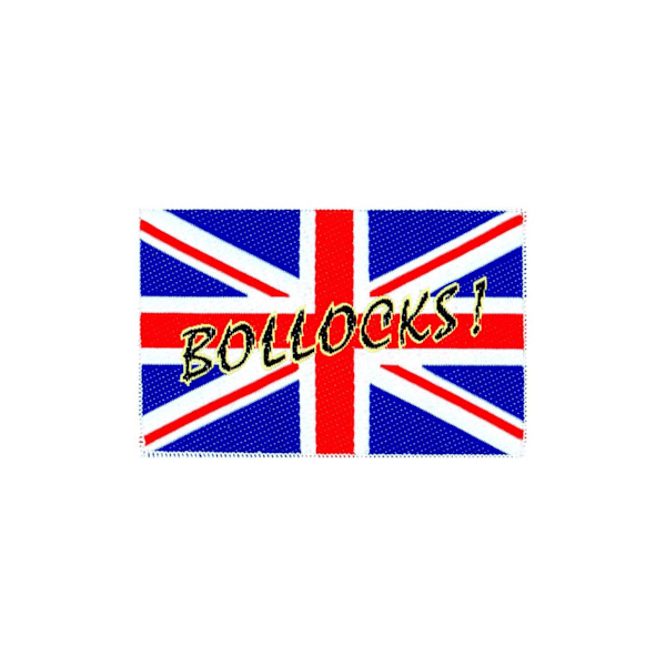Bollocks! Union Jack Patch One Size Blå/Röd Blue/Red One Size