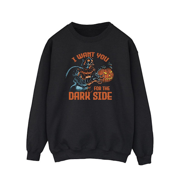 Star Wars Herr Mörk Sida Darth Vader Sweatshirt M Svart Black M