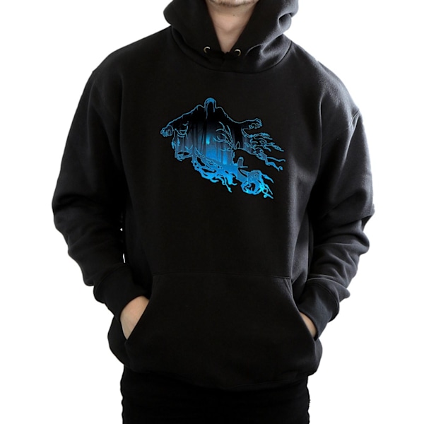 Harry Potter Herr Dementor Silhouette Hoodie 3XL Svart Black 3XL