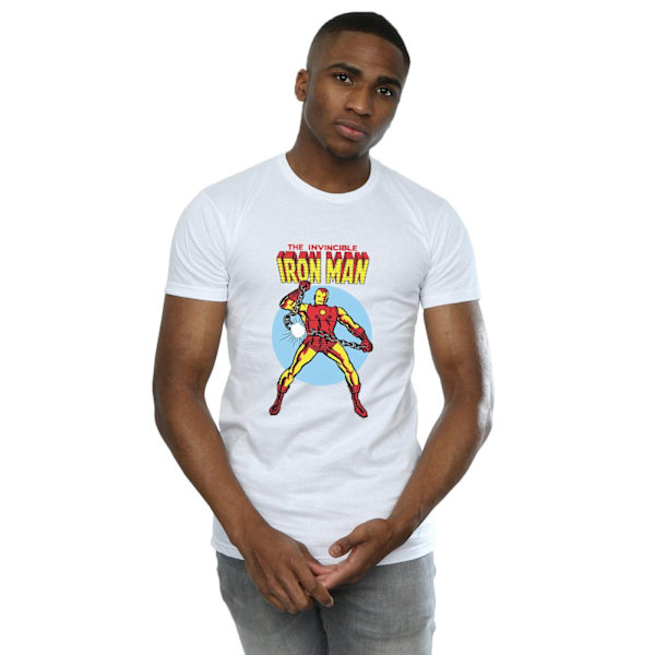 Marvel The Invincible Iron Man T-shirt 4XL Vit White 4XL