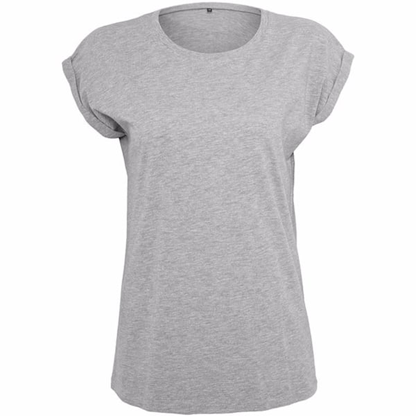 Bygg ditt varumärke Dam/Dam Extended Shoulder T-Shirt XS Hea Heather Grey XS