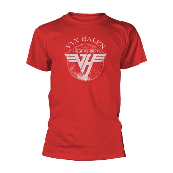 Van Halen Unisex Vuxen 1979 Tour T-Shirt XXL Röd Red XXL