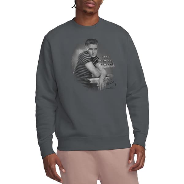 Elvis Unisex Vuxen Trouble Tröja S Charcoal Charcoal S