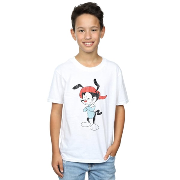 Animaniacs Boys Wakko Classic Pose T-Shirt 9-11 år Vit White 9-11 Years