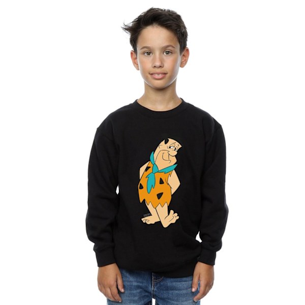 The Flintstones Boys Fred Flintstone Kick Sweatshirt 5-6 år Black 5-6 Years