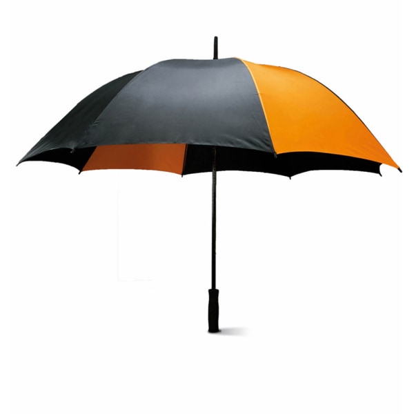 Kimood Storm Manual Öppet Golfparaply One Size Svart/Orange Black/Orange One Size