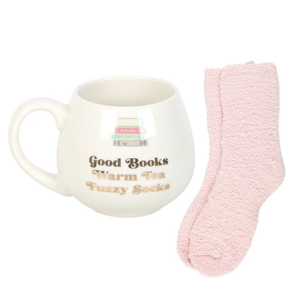 Something Different Good Books Muggset One Size Vit/Rosa White/Pink One Size