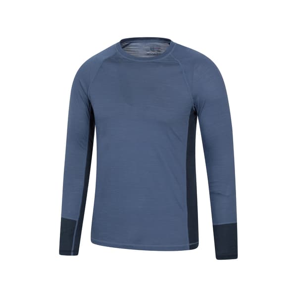 Mountain Warehouse Långärmad underställströja för män XS Marinblå Navy XS