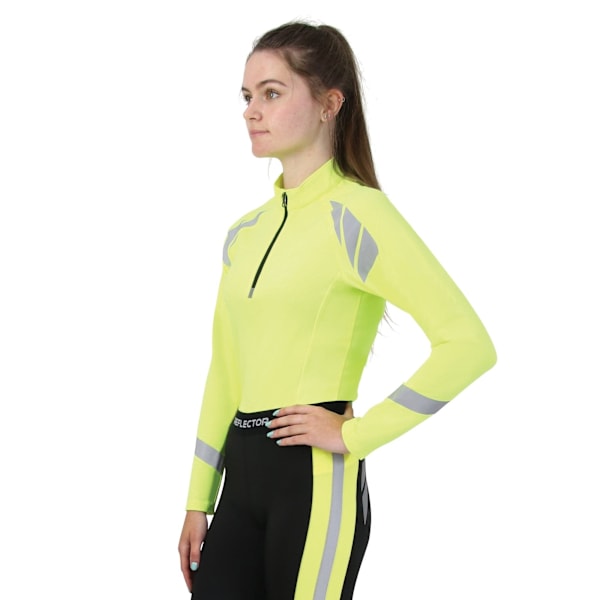 HyVIZ Barn/Barn Reflective Base Layer Top 9-10 År Gul Yellow 9-10 Years