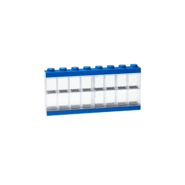 Lego Display Case Blå/Klar Blue/Clear L