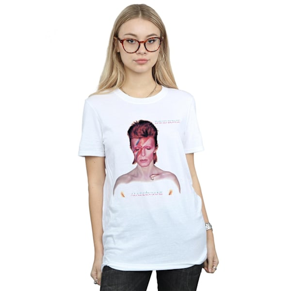 David Bowie Dam/Damer My Love For You Bomull Boyfriend T-Sh White XXL