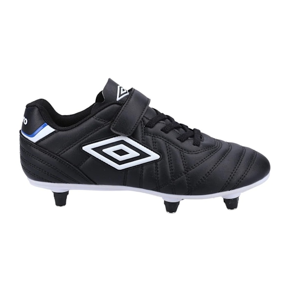 Umbro Speciali Liga Läderfotbollsskor för Barn 2 UK Black/White 2 UK