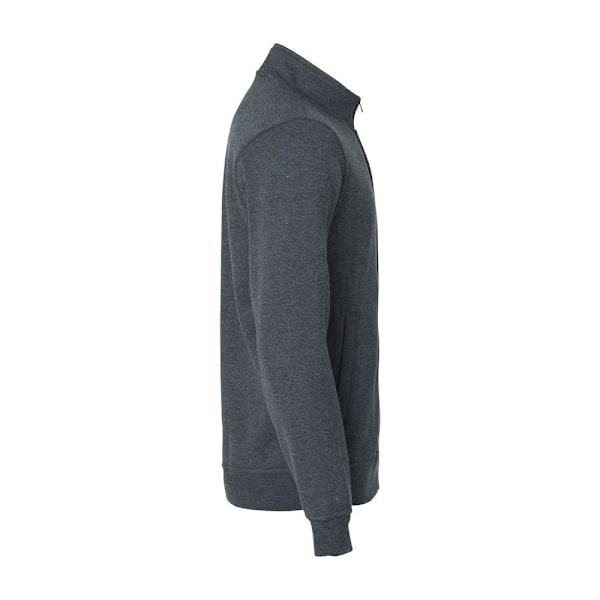 Clique Herr Full Zip Jacka L Antracit Melange Anthracite Melange L