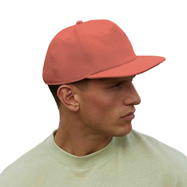 Beechfield Unisex Vuxen Organisk Bomull 5 Panel Baseball Cap One Terracotta One Size