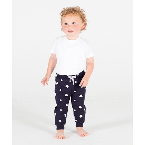 Larkwood Barnkläder/Barn Lounge Byxor 18-24 Månader Marinblå/Vit Navy/White 18-24 Months