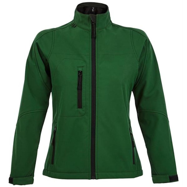 SOLS Dam/Kvinnor Roxy Soft Shell Jacka (Andningsbar, Vindtät Och Vattenavvisande) Bottle Green M