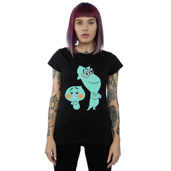 Disney Dam/Kvinnor Soul Joe Och 22 Kompisar Forever Bomull T-S Black S