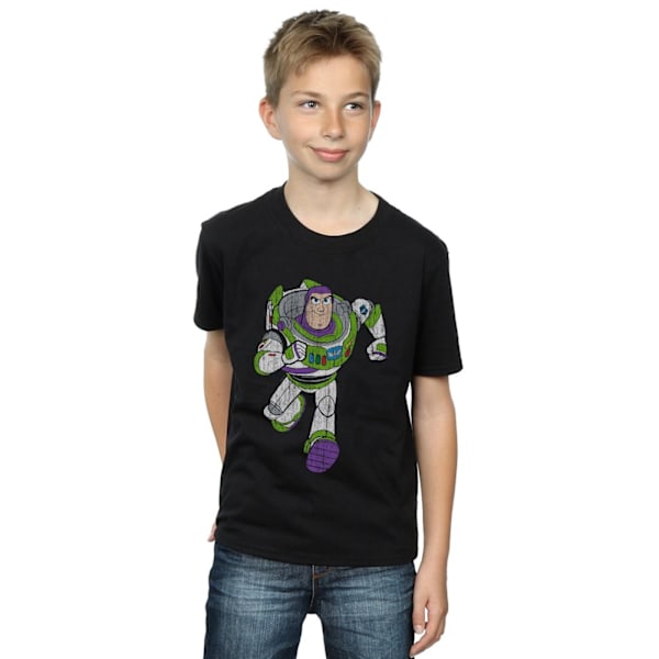 Disney Pojkar Toy Story 4 Klassisk Buzz Lightyear T-Shirt 7-8 År Black 7-8 Years