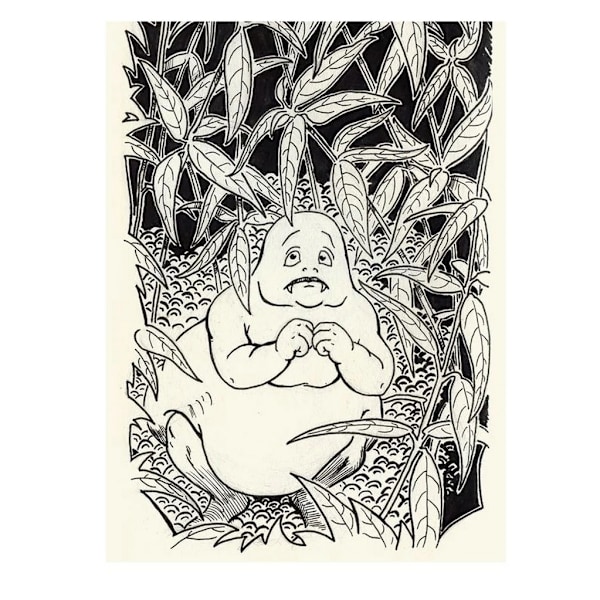 Piya Wannachaiwong Hajikkaki Print 30cm x 40cm Vit/Svart White/Black 30cm x 40cm
