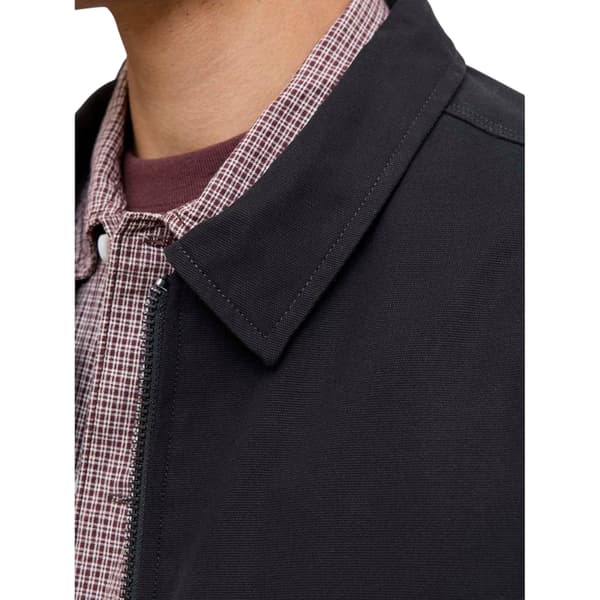 Jack And Jones Herr Enfärgad Bomullsjacka L Svart Black L