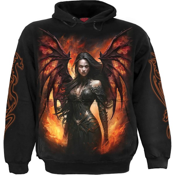 Spiral Direct Unisex Vuxen Draco Queen Hoodie XL Svart Black XL