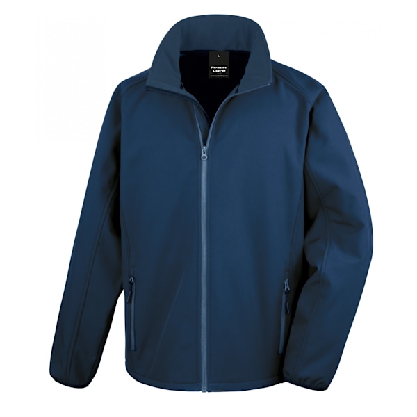 Result Core Printable Softshelljacka för Herr S Marin/ Marin Navy/ Navy S