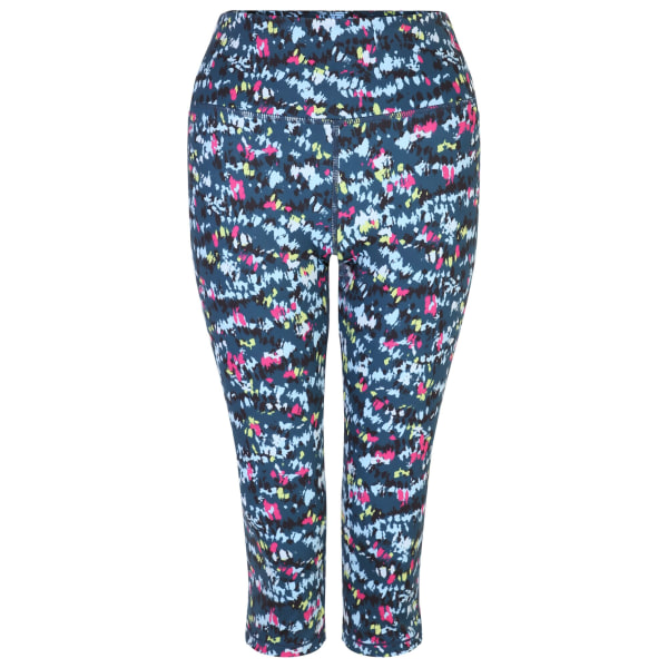 Dare 2B Dam/Kvinnor Influential Dash Print 3/4 Leggings 22 UK Moonlight Denim 22 UK