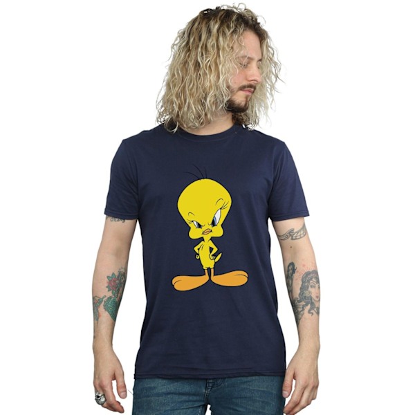 Looney Tunes Angry Tweety Bomull T-shirt 3XL Marinblå Navy Blue 3XL