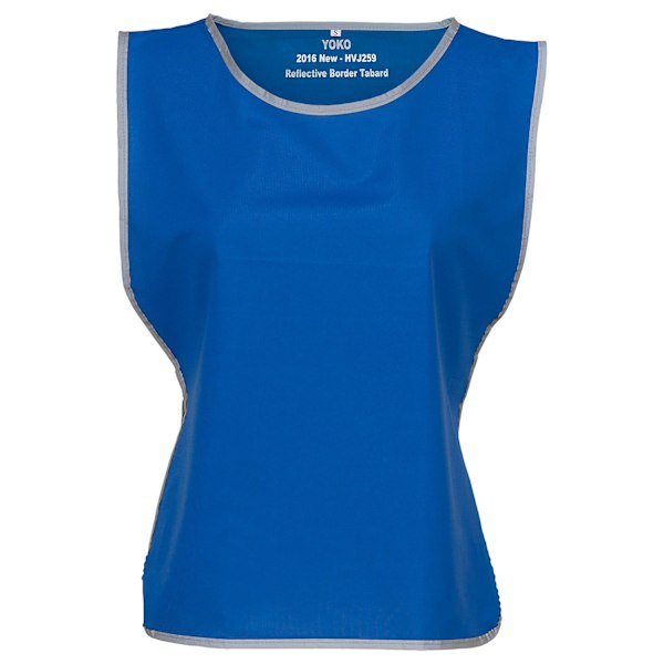 Yoko Unisex Hi-Vis Reflexdetalj Tabard S-M Royal Blue Royal Blue S-M