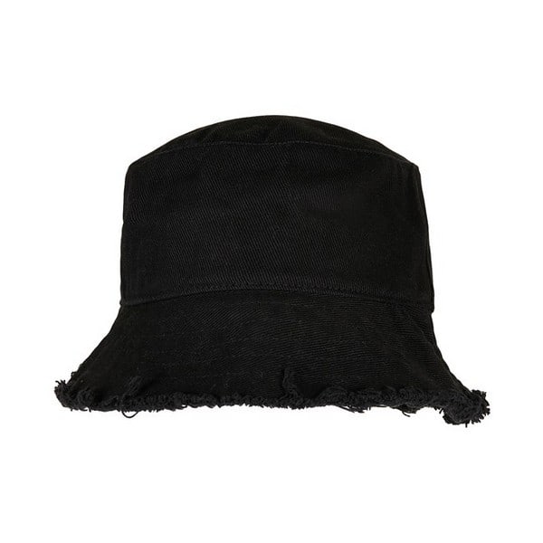 Yupoong Flexfit Alpha Open Edge Bucket Hat En Storlek Svart Black One Size