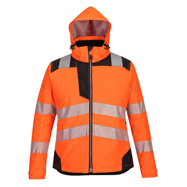 Portwest Dam/Damer PW3 Hi-Vis Säkerhetsjacka XL Orange/Svart Orange/Black XL