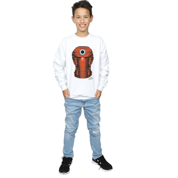 Marvel Boys Iron Man Brösttryck Sweatshirt 7-8 År Vit White 7-8 Years